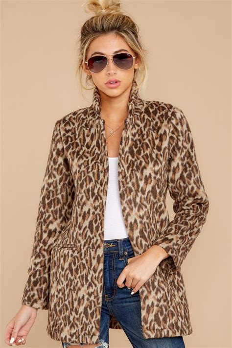 leapord print coat|leopard print jacket.